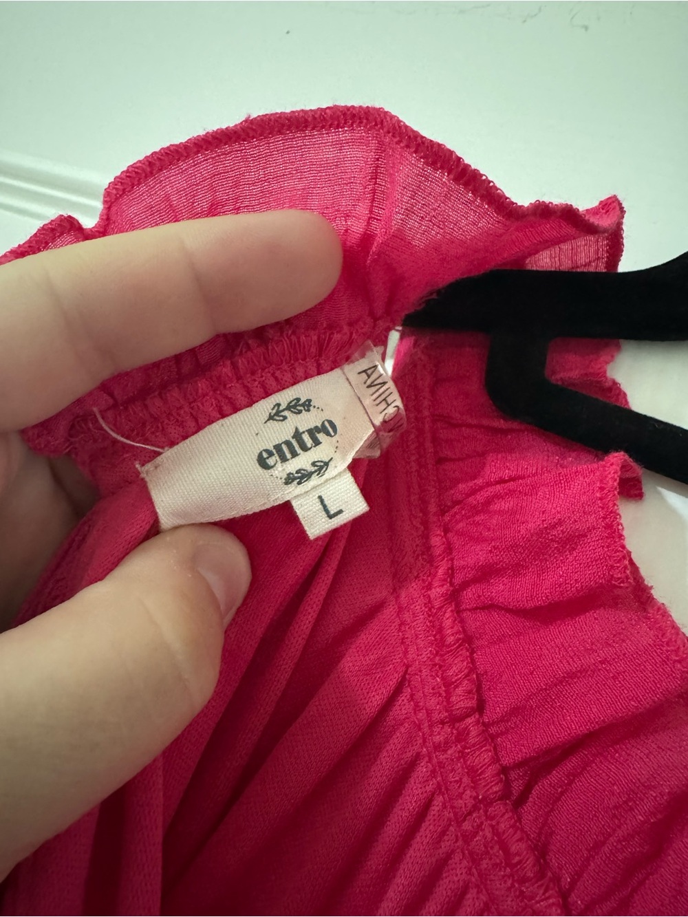 entro Hot Pink Sleeveless Tiered Maxi Dress - Picture 3 of 5